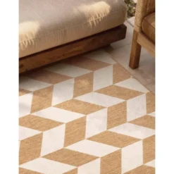 Ted Baker Buitenkleed Haringey Jute Wit - 160x230 CM