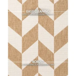 Ted Baker Buitenkleed Haringey Jute Wit - 160x230 CM