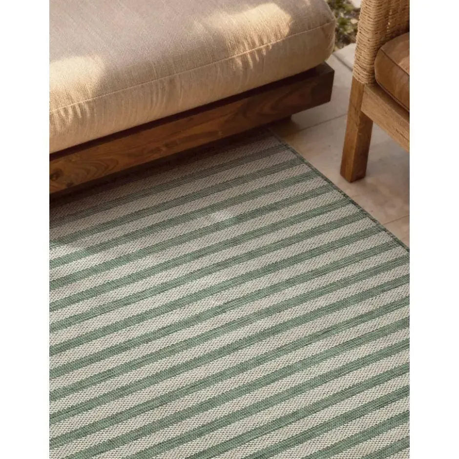 Ted Baker Buitenkleed Haringey Groen Wit - 160x230 CM