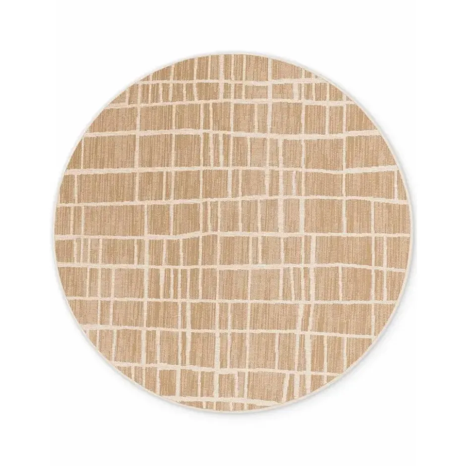 Ted Baker Rond Buitenkleed Haringey Jute Wit - 200 CM Ø