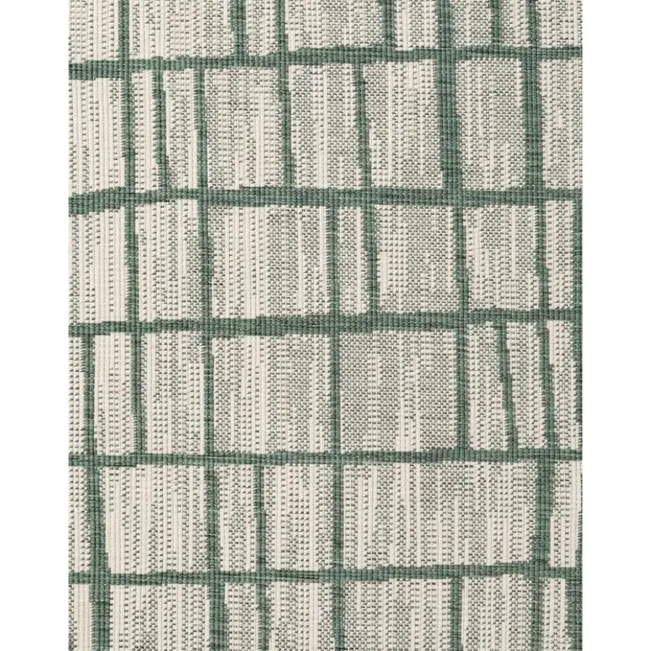 Ted Baker Rond Buitenkleed Haringey Groen Wit - 200 CM Ø