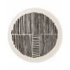 Ted Baker Rond Buitenkleed Haringey Zwart Wit - 160 CM Ø