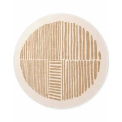 Ted Baker Rond Buitenkleed Haringey Jute Wit - 200 CM Ø