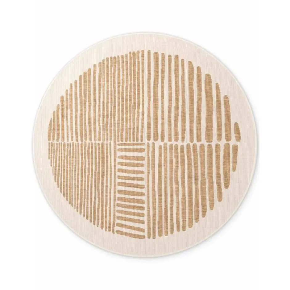Ted Baker Rond Buitenkleed Haringey Jute Wit - 200 CM Ø