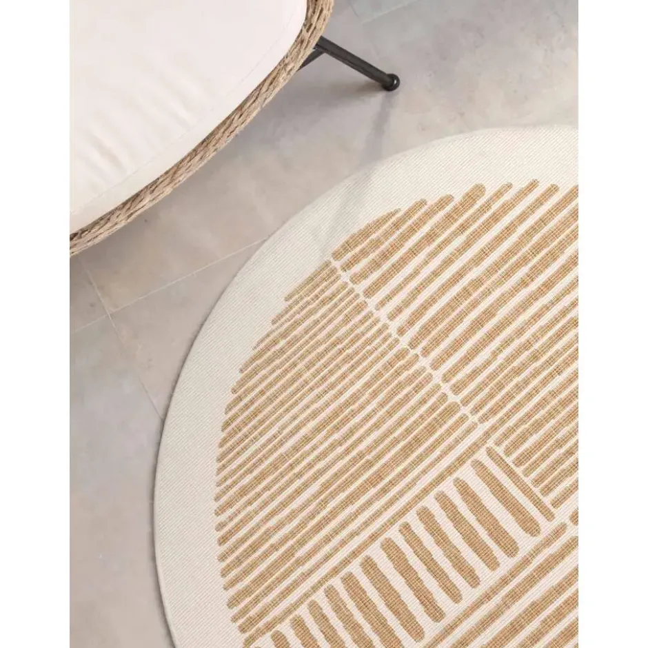 Ted Baker Rond Buitenkleed Haringey Jute Wit - 200 CM Ø