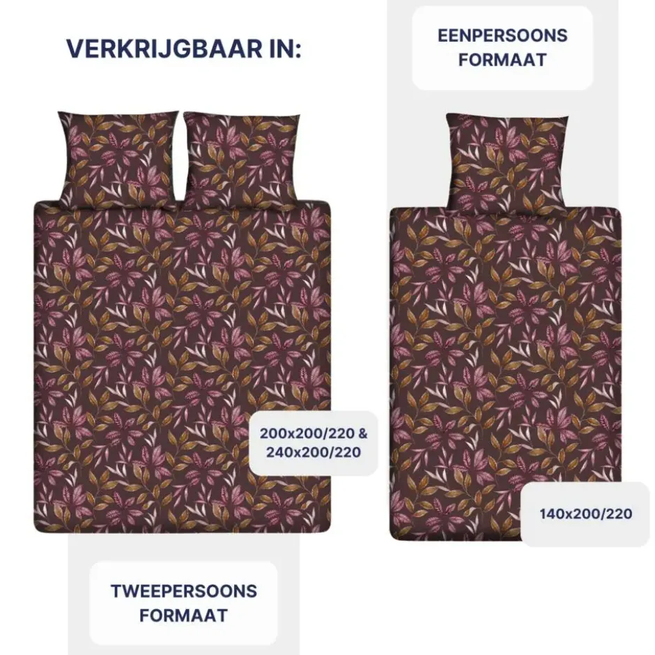 Ten Cate Katoenen Dekbedovertrek - 140x200/220 cm - Kendra