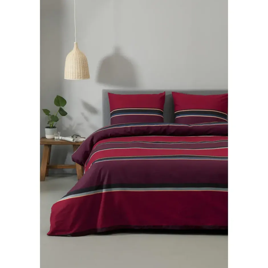Ten Cate Katoenen Dekbedovertrek - 140x200/220 - Thor Rood