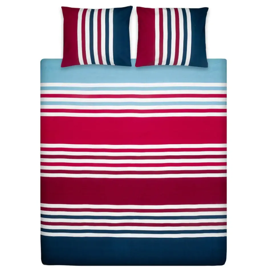 Ten Cate Katoenen Dekbedovertrek - 200x200/220 - Trone Stripe