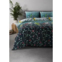 Ten Cate Katoenen Dekbedovertrek - 200x200/220 - Marit Blauw