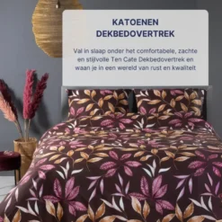 Ten Cate Katoenen Dekbedovertrek - 240x200/220 cm - Kendra