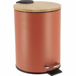 Tendance Badkamer prullenbak Bamboo vibe - soft close - 3 ltr