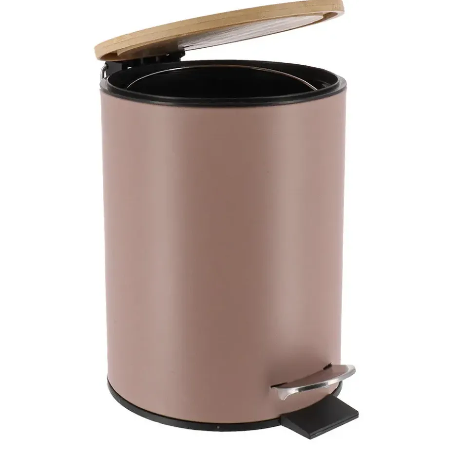 Tendance Badkamer prullenbak Bamboo vibe - soft close - 3 ltr