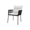 Teresa dining rope tuinstoel - Black