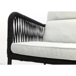 Teresa dining rope tuinstoel - Black