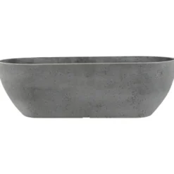 Ter Steege Plantenbak - kunststof - donkergrijs - 55 x 16 cm