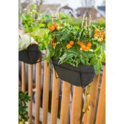 Ter Steege Plantenbak - kunststof - donkergrijs - 55 x 16 cm