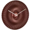 TFA radio gestuurde wandklok - kunststof - koper - Dia 18 cm