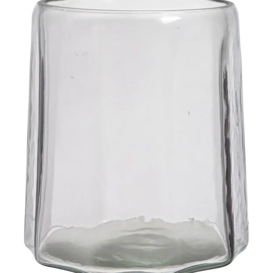 Theelichthouder Dily - zand - 12,5xØ12 cm