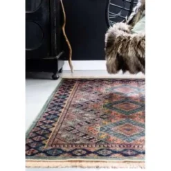 Tier Vintage Vloerkleed Khepera Groen