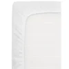 Topper Hoeslaken Molton katoen - wit - 180x200 cm