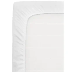 Topper Hoeslaken Molton katoen - wit - 180x200 cm