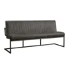 Tower Living Eetkamerbank Ferro Antraciet 135x65x87cm