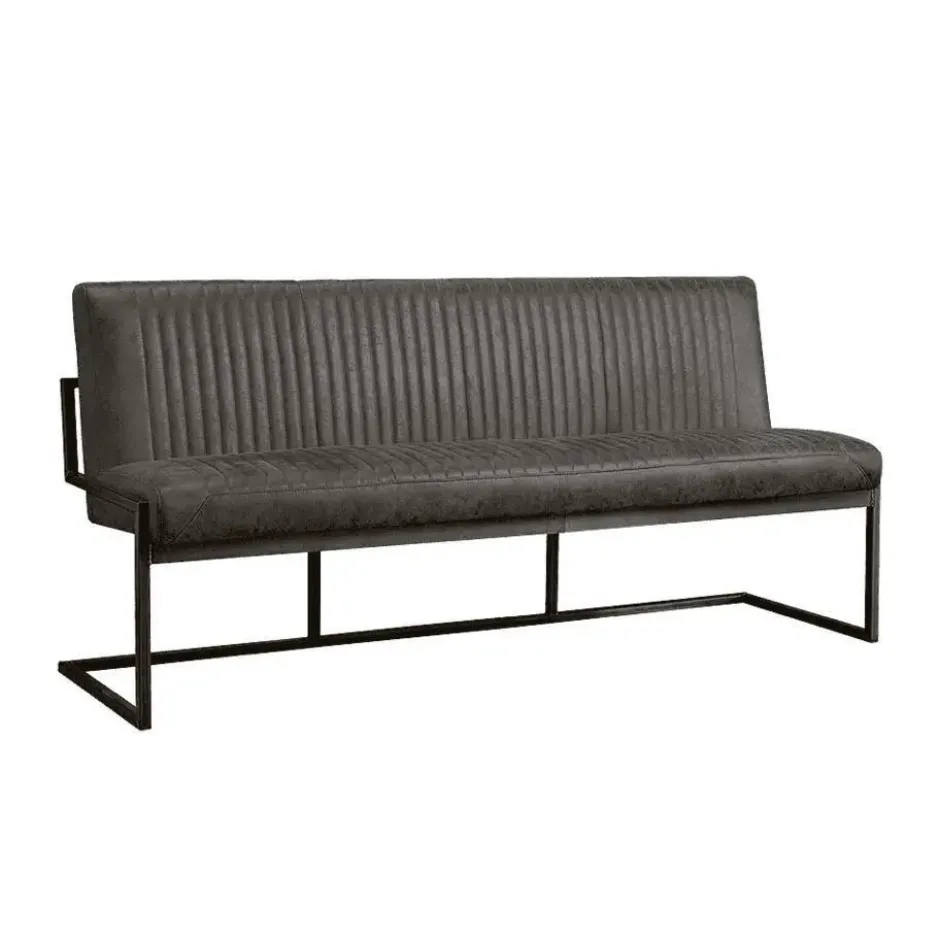 Tower Living Eetkamerbank Ferro Antraciet 135x65x87cm