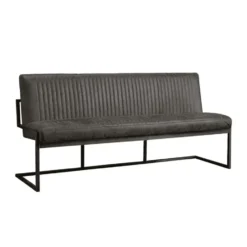 Tower Living Eetkamerbank Ferro Antraciet 205x65x87cm
