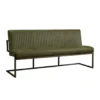 Tower Living Eetkamerbank Ferro Groen 135x65x87cm
