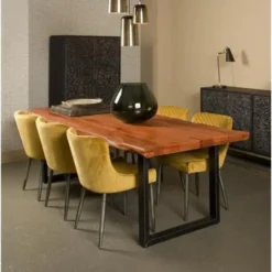 Tower Living - Nicosia eettafel - 220 cm - bruin