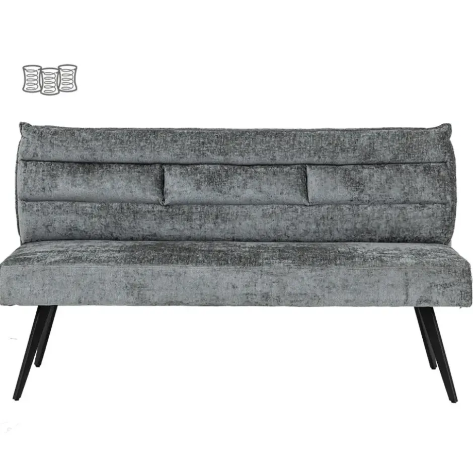 Tower Living - Rosora eetkamerbank - 160 cm - grijs