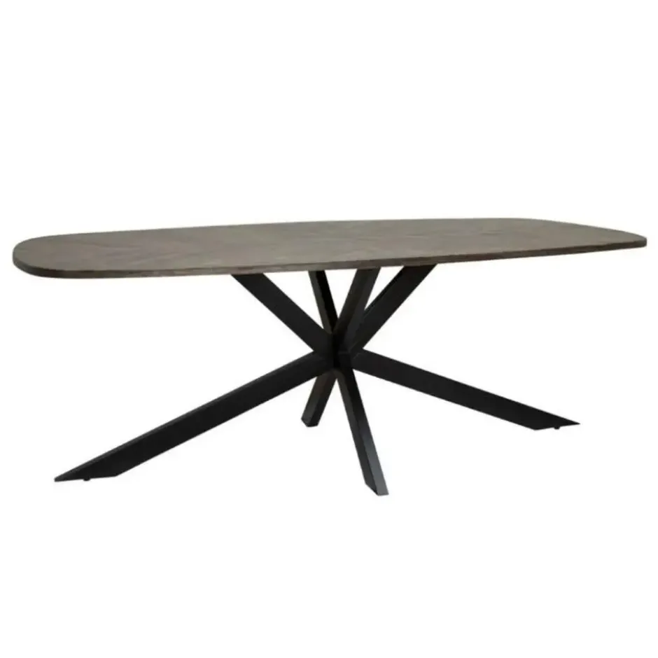 Tower Living Silvi eettafel visgraat olijfbruin 240x100x78
