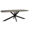 Tower Living Silvi eettafel visgraat olijfbruin 220x110x78