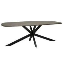 Tower Living Silvi eettafel visgraat olijfbruin 220x110x78