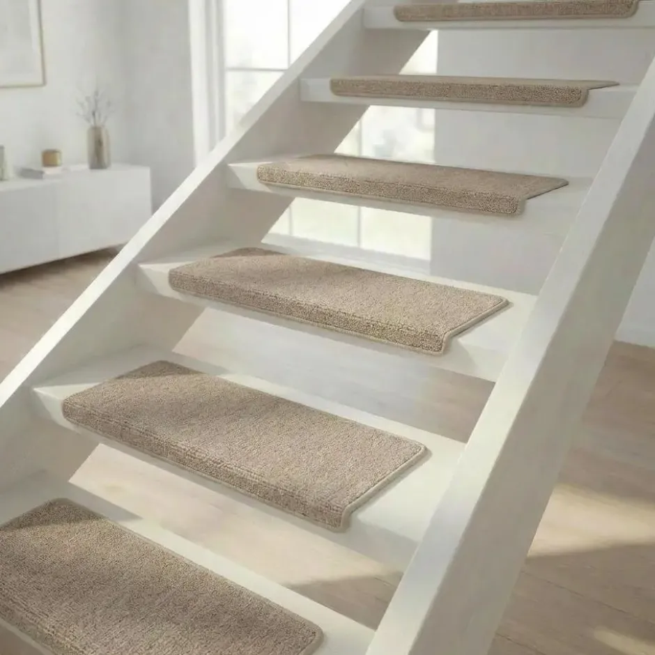 Trapmaantje Cortona - Beige - Rechthoek - 15 Stuks