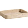 Tray Marble look - beige - 2,5x15x10 cm
