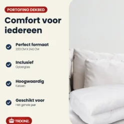 Troonz Dekbed Portofino Royal Enkel - Dekbed 240 x 220