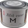Tuinfakkel in blik - 4 branduren - 11 x 7 cm