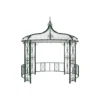 Tuinpaviljoen TILCARA - 300 cmx300 cmx198 cm - Dennengroen Metaal