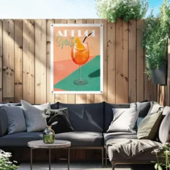 Tuinposter Aperol Spritz - 80 x 60 - Oranje