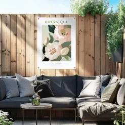 Tuinposter Botanique - 80 x 60 - Groen