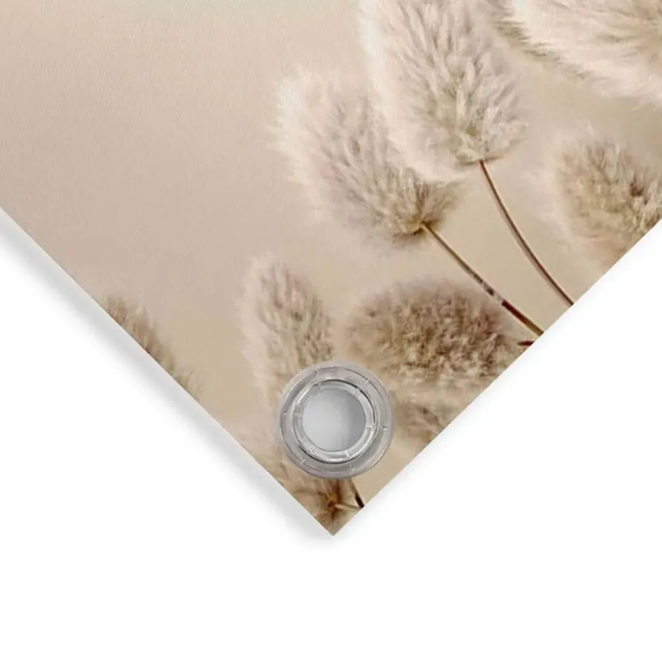 Tuinposter Highlander in bloemen - 60 x 80 - Beige