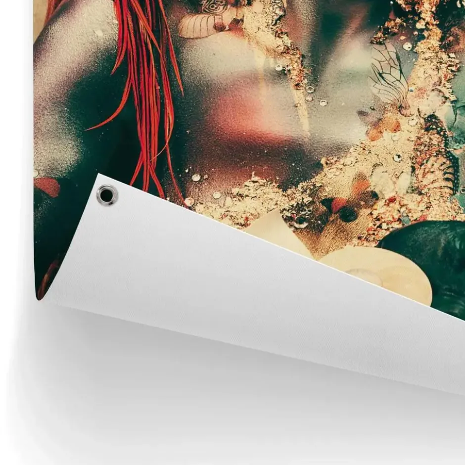 Tuinposter Jaime Ibarra - Bohemian Chic - 80 x 60 - Oranje