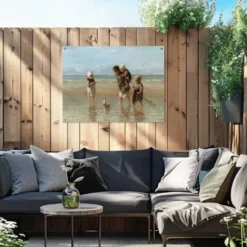 Tuinposter Jozef Israëls - Kinderen der Zee - 60 x 80 - Beige