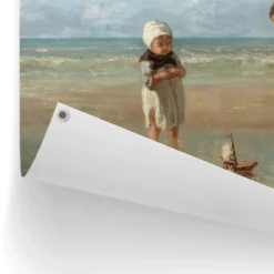 Tuinposter Jozef Israëls - Kinderen der Zee - 60 x 80 - Beige