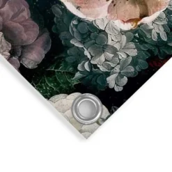 Tuinposter Leeuw - 80 x 60 - Bont