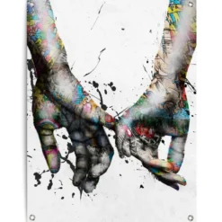 Tuinposter Liefde - 80 x 60 - Bont
