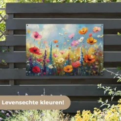 Tuinposter 120x80 cm Bloemen - Natuur - Botanisch - Kunst