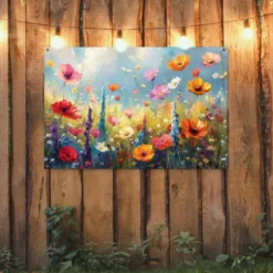 Tuinposter 120x80 cm Bloemen - Natuur - Botanisch - Kunst
