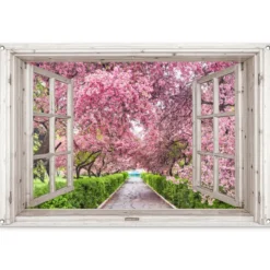 Tuinposter 120x80 cm Japans - Sakura - Bloesem - Boom - Bloesem takken -